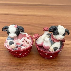 1994 Enesco MARY’S MOO MOOS “I’m in Love w/ Moo & I Pour Out My Love for Moo